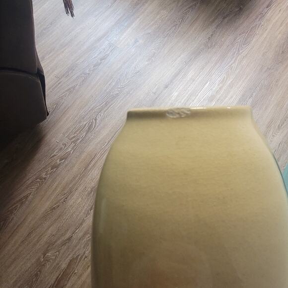 Vintage Wheat Crock, 1 Qt Kitchen, RRP Spongeware, Robinson Ransbottom, Hairline - Picture 9 of 9